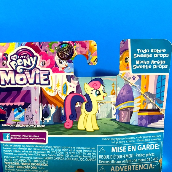 MY LITTLE PONY NWT 2017 AL ABOUT SWEETIE DROPS PONY THE MY LITTLE PONY MOVIE - Picture 11 of 12